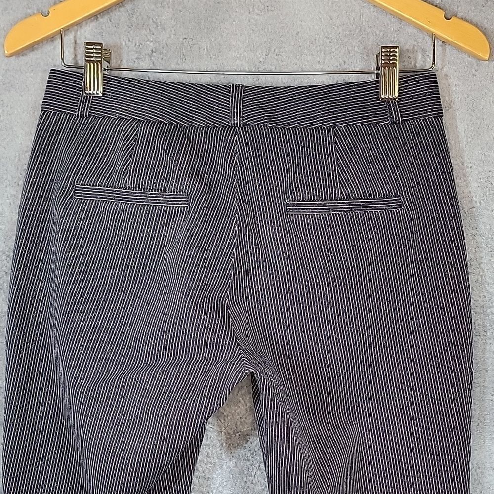 Banana Republic Jackson Fit Bold Blue Striped Ankle Pants - Picture 8 of 16
